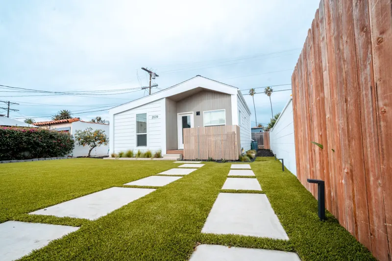 Back house and yard